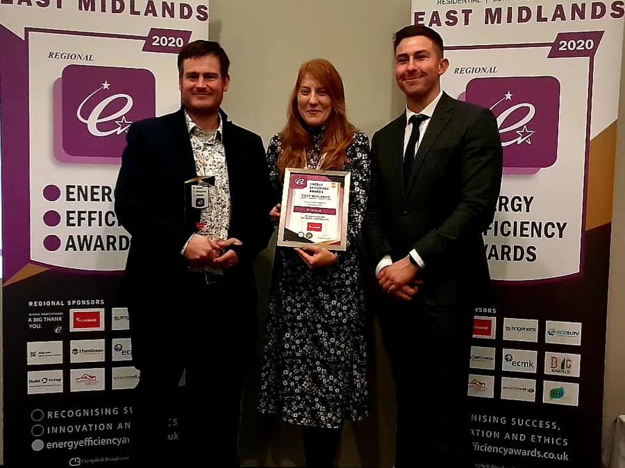 Winner – East Midlands Boiler & Heating Installers – Energy Efficiency Awards 2020